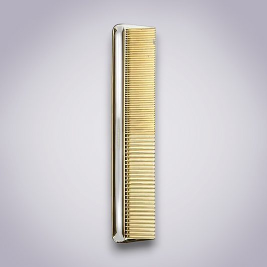 Professional Ergonomic Metal Fine-Tooth Styling Comb
