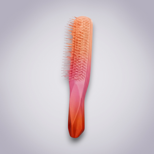 Ergonomic Detangling Brush with Sculpted Handle and Gentle Bristles