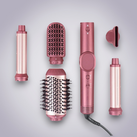 Professional 5-in-1 Multi-Styler and High-Velocity Hair Dryer System